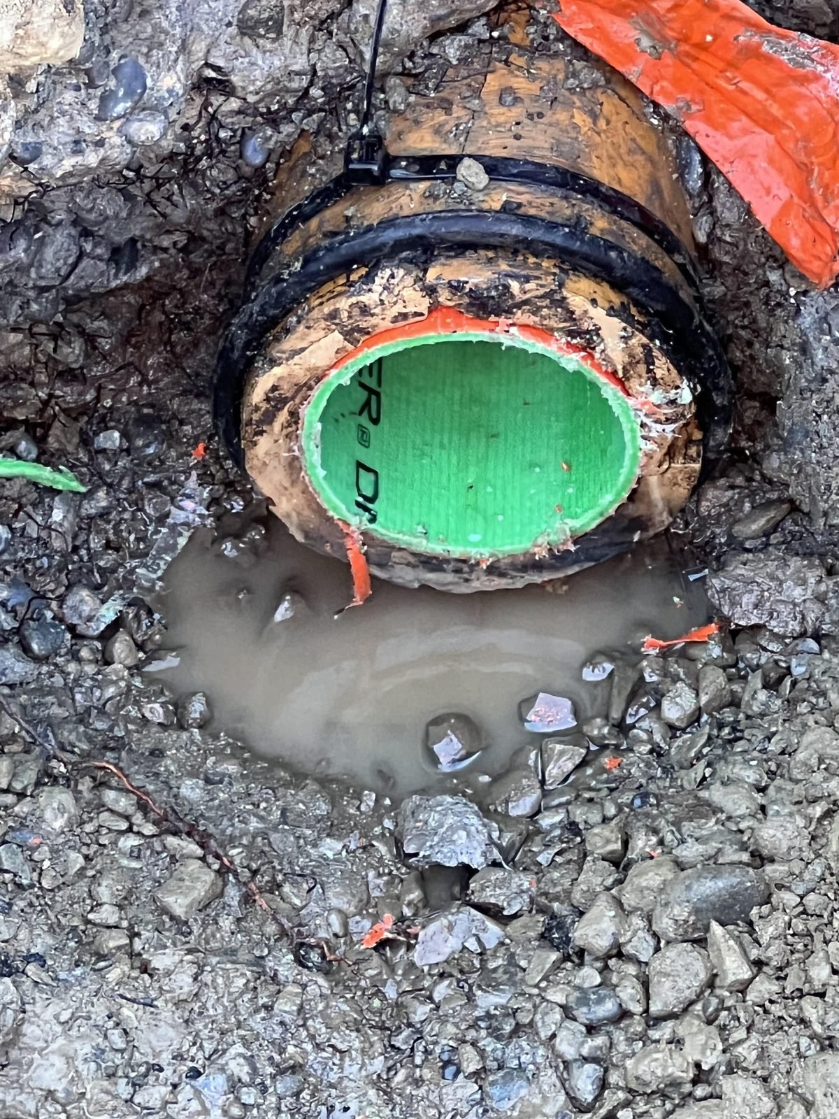 nexus residential pipe liner excavation