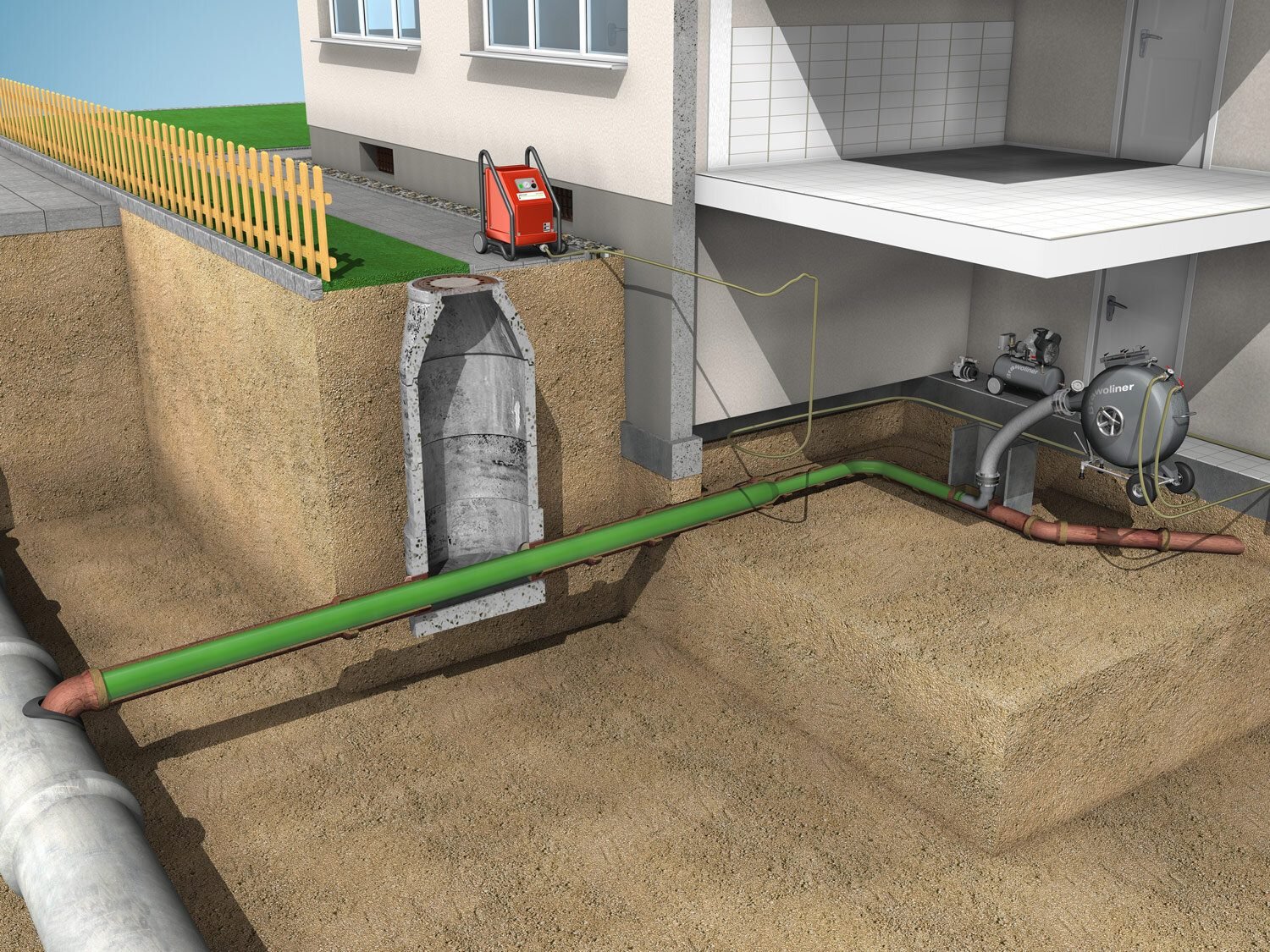 nexus trenchless relining diagram